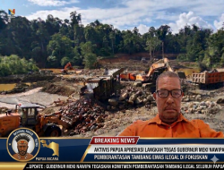 Aktivis Papua Apresiasi Langkah Gubernur Meki Nawipa Berantas Tambang Emas Ilegal di Nabire