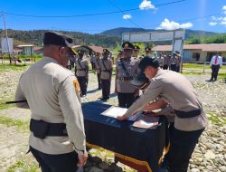 AKBP Bernadus Okoka Pimpin Sertijab Strategis di Lingkungan Polres Pegunungan Arfak