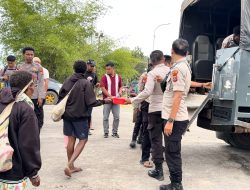 Kapolres Boven Digoel Tegaskan Komitmen Lindungi Pengungsi dari Distrik Manggelum