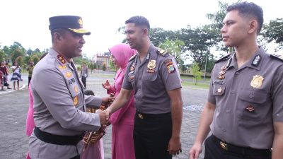 Momentum 1 Juli, 575 Personel Polda Papua Barat Raih Kenaikan Pangkat