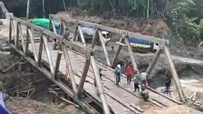 LSM WGAB Apresiasi Penanganan Cepat BBPJN Papua-Papua Pegunungan di Jembatan Sawyatami
