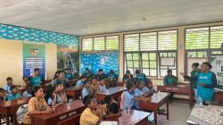 Cegah Perundungan Sejak Dini, Mahasiswa KKN UNAMIN Sosialisasikan “Stop Bullying” di SD Negeri 6 Klablim